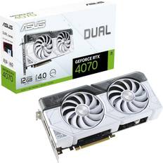 GeForce RTX 4070 Super Grafikkarten ASUS Dual GeForce RTX 4070 SUPER White Edition HDMI 3xDP 12GB GDDR6X