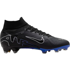 Firm Ground (FG) - Nike Mercurial - Women Soccer Shoes Nike Zoom Mercurial Superfly 9 Pro FG - Black/Hyper Royal/Chrome