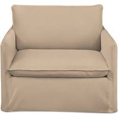 Birch Lane Bellatrix Topsider Desert Twill Armchair 37"