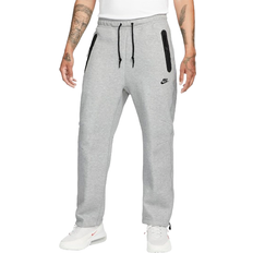 Herren - M Hosen & Shorts Nike Sportswear Tech Fleece Open-Hem Sweatpants Men's - Dark Grey Heather/Black