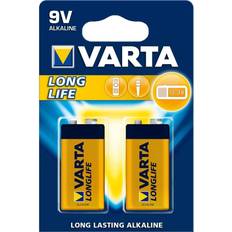 Varta Alkaline 9V Longlife Battery 2-pack