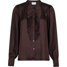 Neo Noir Zola Blouse - Dark Brown