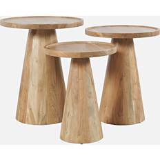Natural Tray Tables Joss & Main Jean Solid Pedestal Natural Tray Table 18x14"