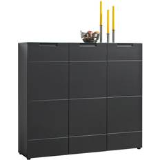 Luken - Schwarz Lagerschränke Mailand Anthrazit Lagerschrank 135x120cm