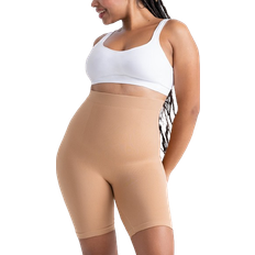 Shapermint Essentials All Day Every Day High Waisted Shaper Shorts - Sand