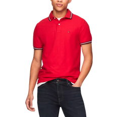 Cotton Polo Shirts Tommy Hilfiger Regular Fit Wicking Polo - Primary Red