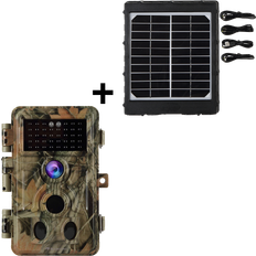 BlazeVideo Wildkameras BlazeVideo Bundle Wildlife Hunting Camera A262 + Solar Panel Kits 8000mAh