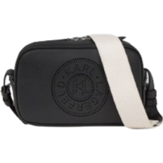 Karl Lagerfeld Umhängetaschen Karl Lagerfeld K/Circle Perforated Crossbody Bag - Black