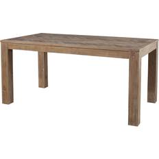 Natural Dining Tables Alpine Furniture Aiden Weathered Natural Dining Table 36x74"