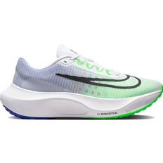 Nike Herren Laufschuhe Nike Zoom Fly 5 M - White/Green Strike/Racer Blue/Black