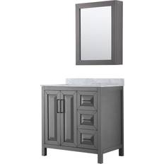 Vanity Units for Single Basins Wyndham Collection WCV252536SUNSMED Daria