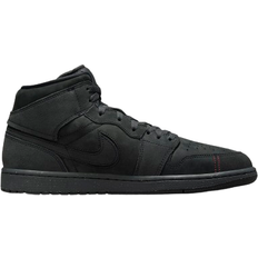 Jordan 1 grey black Nike Air Jordan 1 Mid SE Craft M - Dark Smoke Grey/Varsity Red/Black