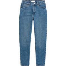 Blau - Damen - L32 - W33 Bekleidung H&M Slim Mom High Ankle Jeans - Denim Blue