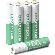 Deleepow AAA Rechargeable Batteries Ni-MH 1100mAh 8-pack
