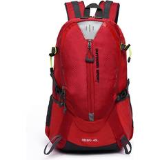 Waterproof Hiking Backpacks Porfeet Traveling Backpack - Red