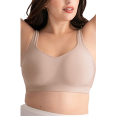 Shapermint Truekind Daily Comfort Wireless Shaper Bra - Oatmeal