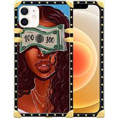 Money Black Girl Square Case for iPhone 11 Pro Max