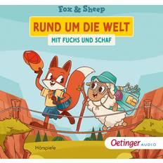 Hörbücher Rund um die Welt mit Fuchs und Schaf (Hörbuch, MP3)