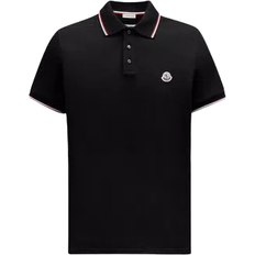 Logo Patch Polo Shirt - Black