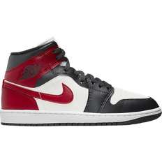 Air Jordan 1 Mid W - Sail/Off-Noir/White/Gym Red