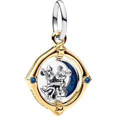 Pandora Disney Cinderella's Carriage & Heart Double Dangle Charm