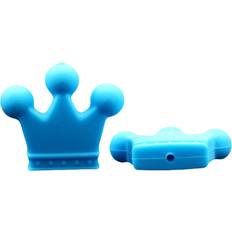 10pcs Crown Silicone Beads Loose Beads for Jewelry Making DIY Handmade Key Chain Necklace Bracelet Accessories