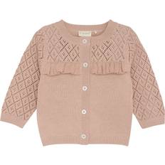 Fixoni Baby's Knit Cardigan - Mahogany Rose