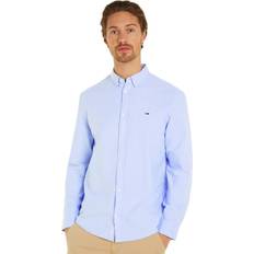 Blue - Men Dresses Tommy Jeans Oxford Shirt Moderate Blue