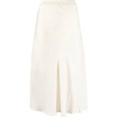 Velvet Skirts GOLDHAWK Velvet Long Skirt Grey