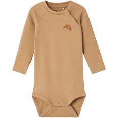 Name It Baby Croissant Romper - Tannin