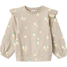 Grå Collegegensere Name It Baby's Organic Cotton Sweatshirt - Pure Cashmere