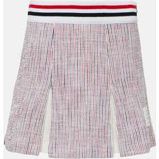 XXXS Skirts Thom Browne Pleated cotton-blend miniskirt multicoloured