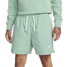 Nike Club Men's Woven Washed Flow Shorts - Mineral/White