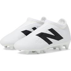 New Balance Football Shoes Children's Shoes New Balance Kids Tekela Magique FG V4 Little Kid/Big Kid White/Black Boy's Shoes White Little Kid