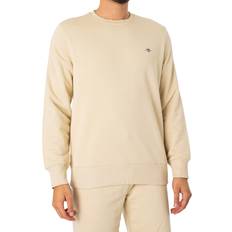 Gant Herren Pullover Gant Regular Sweatshirt Silky Beige