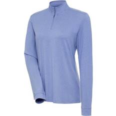 Antigua Women's Mentor Long Sleeve 1/4 Zip - Lavender Heather