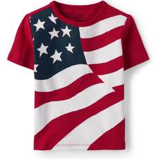 Children's Clothing The Children's Place Baby Toddler Boys Short Sleeve Graphic T-Shirt, American Flag, 4T