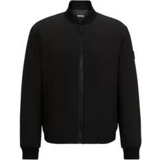 Hugo Boss Men Jackets Hugo Boss Men's Regular-Fit Stretch Jacket Black