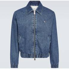 Ami Paris M - Men Outerwear Ami Paris Denim bomber jacket blue