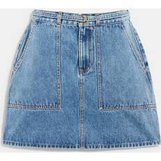 Coach Women Skirts Coach Denim Skirt Blue