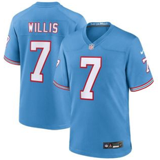 Sports Fan Apparel Nike Big Boys Malik Willis Light Blue Tennessee Titans Game Jersey Light Blue