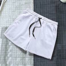 Shein White Pants & Shorts Shein Men Drawstring Waist Shorts