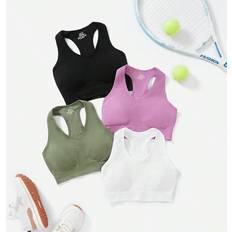 Shein Bras Shein 4pcs Seamless Racerback Sports Bra