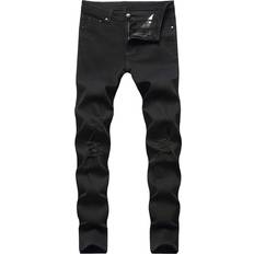 Shein Pants & Shorts Shein Men Cotton Zipper Fly Ripped Skinny Jeans