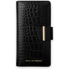 Wallet Cases iDeal of Sweden Cora Phone Wallet iPhone 11/XR Jet Black Croco