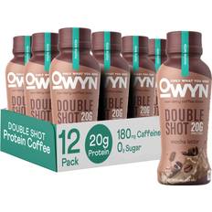 OWYN Double Shot Non Dairy Protein Coffee Shakes Mocha Latte 12 12