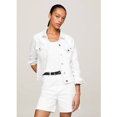 Damen - Weiß Oberbekleidung Tommy Hilfiger Damen Jeansjacke Slim Fit weiss