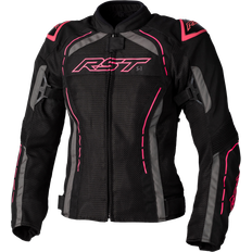 Motorcycle Jackets Rst S1 Mesh CE Textile Jacket Lady Black Pink Gray Pink