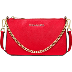 Michael Kors Jet Set Medium Saffiano Leather Crossbody Bag - Dark Sangria