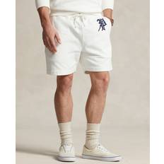 Polo Ralph Lauren Men - White - XL Shorts Polo Ralph Lauren Men's 6-Inch Graphic Lightweight Fleece Shorts Nevis